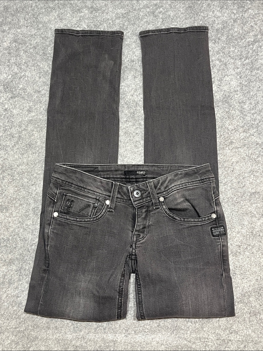 G-Star Women's Charcoal Black Slim Skinny Jeans